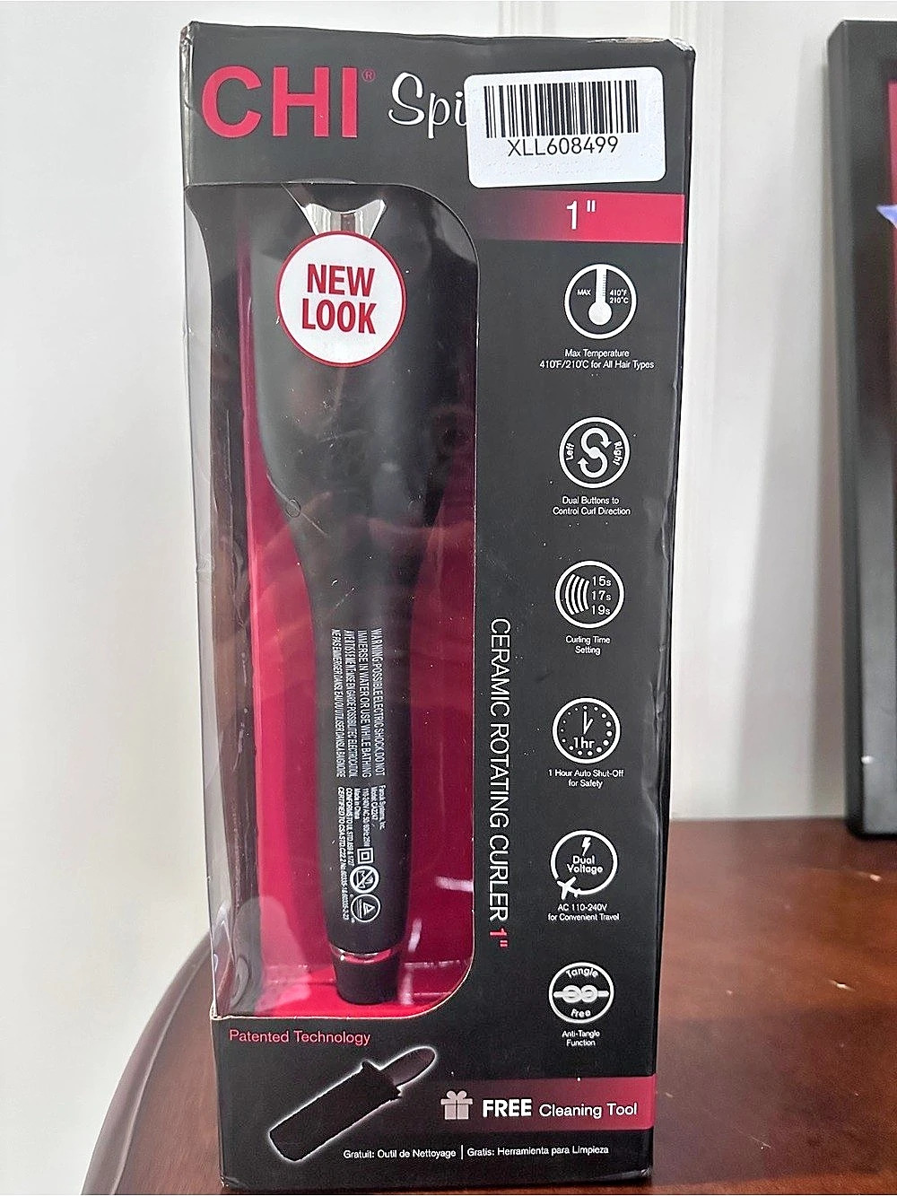 CHI Spin n Curl Ceramic Rotating Curler 1" Ceramic Rotating Curler 1"